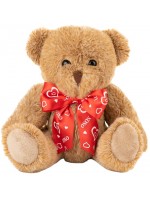 Плюшена играчка Амек Тойс - Мече с подвижни крака и ръце, 20 cm