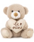 Плюшена играчка Амек Тойс - Мече със сърце, 22 cm