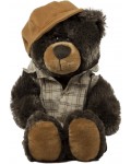 Плюшена играчка Амек Тойс - Мече със зимни дрехи, 28 cm