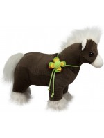 Плюшена играчка Амек Тойс - Музикално конче с цвете, 30 cm