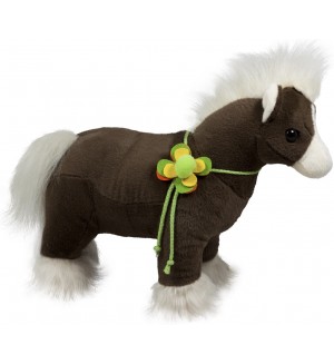 Плюшена играчка Амек Тойс - Музикално конче с цвете, 30 cm