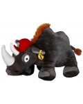 Плюшена играчка Амек Тойс - Носорог с шапка, 30 cm