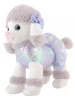 Плюшена играчка Амек Тойс - Пудел, светлосив, 24 cm