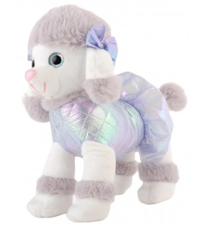 Плюшена играчка Амек Тойс - Пудел, светлосив, 24 cm