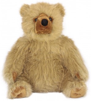 Плюшена играчка Амек Тойс - Реалистична мечка, 70 cm