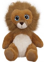Плюшена играчка Амек Тойс - Седнал лъв, 18 cm