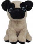 Плюшена играчка Амек Тойс - Седнал мопс с големи очи, 37 cm