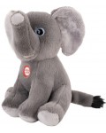Плюшена играчка Амек Тойс - Слон със звук, 20 cm