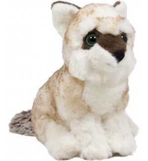 Плюшена играчка Амек Тойс - Вълк, бежов меланж, 18 cm