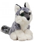 Плюшена играчка Амек Тойс - Вълк, сив меланж, 18 cm