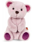 Плюшена играчка Battat - Мече Cara-Mellow, 30 cm, лилаво