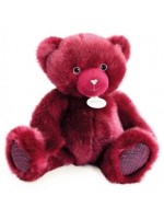 Плюшена играчка Doudou - Мече, 30 cm, розово