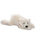 Плюшена играчка Heunec - Бяло мече Теди, 30 cm
