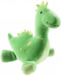 Плюшена играчка Heunec - Динозавър, зелен, 25 cm