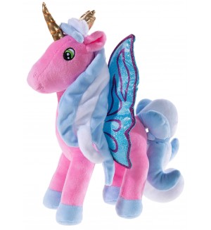 Плюшена играчка Heunec Galupy - Еднорог Смарти, 25 cm