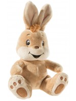 Плюшена играчка Heunec - Зайче, кафяво, 23 cm
