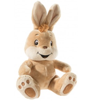 Плюшена играчка Heunec - Зайче, кафяво, 23 cm