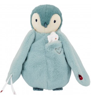 Плюшена играчка Kaloo - Зелен пингвин, целувка, 20 cm