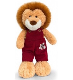 Плюшена играчка Keel toys - Лъв с гащеризон, 20 cm Плюшена играчка Keel toys - Лъв с гащеризон, 20 cm
