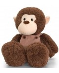 Плюшена играчка Keel toys - Маймунка с гащеризон, 20 cm
