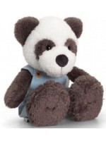 Плюшена играчка Keel toys - Панда с гащеризон, 20 cm