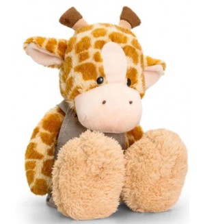 Плюшена играчка Keel toys - Жираф с гащеризон, 20 cm Плюшена играчка Keel toys - Жираф с гащеризон, 20 cm