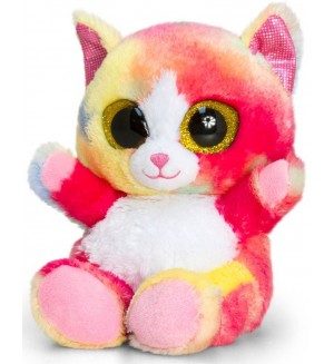 Плюшена играчка Keel toys Animotsu, Fashion - Коте, шарено, 25 cm