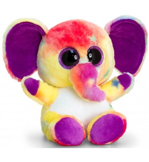 Плюшена играчка Keel toys Animotsu, Fashion - Слонче, шарено, 25 cm Плюшена играчка Keel toys Animotsu, Fashion - Слонче, шарено, 25 cm