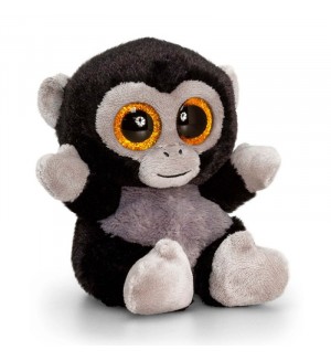 Плюшена играчка Keel Toys Animotsu – Маймунка горила, 15 cm

