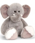 Плюшена играчка Keel Toys - Диви животни, Слонче, 18 cm