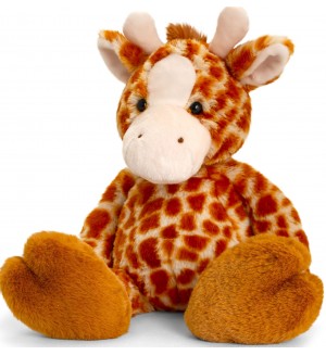 Плюшена играчка Keel Toys - Диви животни, Жирафче, 18 cm Плюшена играчка Keel Toys - Диви животни, Жирафче, 18 cm