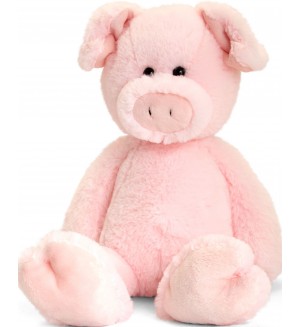 Плюшена играчка Keel Toys - Ферма, Прасе, 18 cm Плюшена играчка Keel Toys - Ферма, Прасе, 18 cm