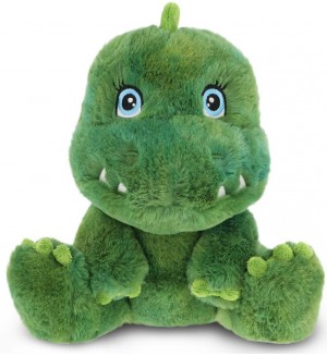 Плюшена играчка Keel Toys Keeleco - Adoptable World, Динозавър, 25 cm