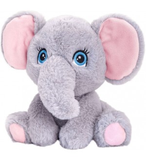 Плюшена играчка Keel Toys Keeleco Adoptable World - Слонче, 25 cm