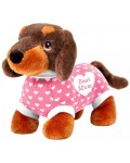 Плюшена играчка Keel Toys Keeleco - Дакел, Best Mum
