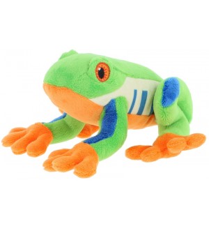 Плюшена играчка Keel Toys Keeleco - Дървесна жаба, 15 cm
