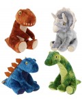 Плюшена играчка Keel Toys Keeleco - Динозавър, 12 cm, асортимент 