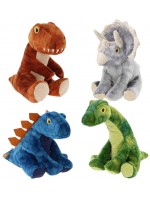 Плюшена играчка Keel Toys Keeleco - Динозавър, 12 cm, асортимент 