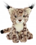 Плюшена играчка Keel Toys Keeleco - Дива котка, 18 cm