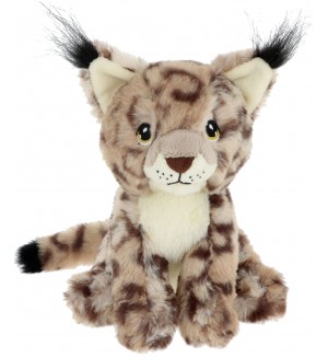 Плюшена играчка Keel Toys Keeleco - Дива котка, 18 cm