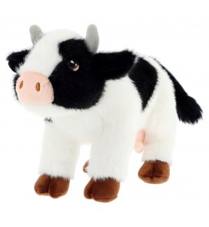 Плюшена играчка Keel Toys Keeleco - Крава, 20 cm