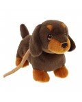 Плюшена играчка Keel Toys Keeleco - Куче дакел, 23 cm