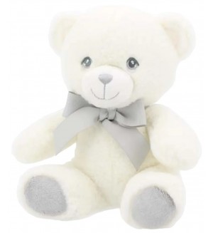 Плюшена играчка Keel Toys Keeleco - Мече с панделка, 20 cm