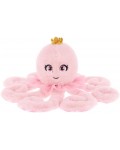 Плюшена играчка Keel Toys Keeleco - Октопод, розов, 30 cm