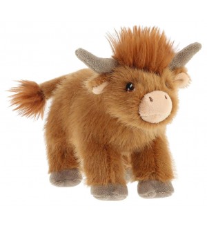 Плюшена играчка Keel Toys Keeleco - Планинска крава, 20 cm