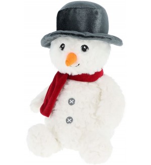 Плюшена играчка Keel Toys Keeleco - Снежен човек, 20 cm