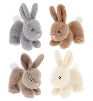 Плюшена играчка Keel Toys Keeleco - Зайче, 14 cm, асортимент