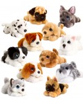 Плюшена играчка Keel Toys - Легнало кученце, 25 cm, асортимент