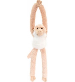 Плюшена играчка Keel Toys - Маймуна със звук, 47 cm, бяло и кафяво Плюшена играчка Keel Toys - Маймуна със звук, 47 cm, бяло и кафяво