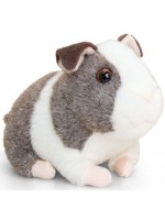 Плюшена играчка Keel toys - Морско свинче със звук, сиво, 16 cm